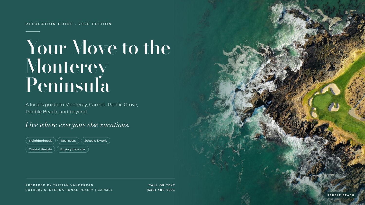 Guide cover: Your Move to the Monterey Peninsula